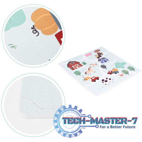 Duża mata piankowa EVA dla dzieci Farma 90,5x90,5 cm 21 el. ECOTOYS ECOTOYS Duża mata piankowa EVA dla dzieci Farma 90,5x90,5 cm 21 el. ECOTOYS ECOTOYS