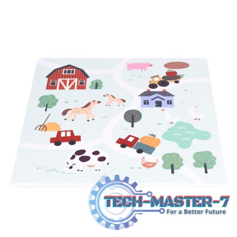 Duża mata piankowa EVA dla dzieci Farma 90,5x90,5 cm 21 el. ECOTOYS ECOTOYS Duża mata piankowa EVA dla dzieci Farma 90,5x90,5 cm 21 el. ECOTOYS ECOTOYS