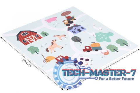 Duża mata piankowa EVA dla dzieci Farma 90,5x90,5 cm 21 el. ECOTOYS ECOTOYS Duża mata piankowa EVA dla dzieci Farma 90,5x90,5 cm 21 el. ECOTOYS ECOTOYS