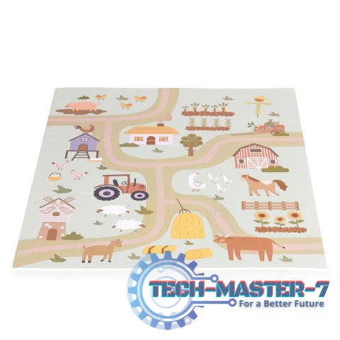 Duża mata piankowa EVA dla dzieci Farma 90,5x90,5 cm 21 el. ECOTOYS ECOTOYS Duża mata piankowa EVA dla dzieci Farma 90,5x90,5 cm 21 el. ECOTOYS ECOTOYS