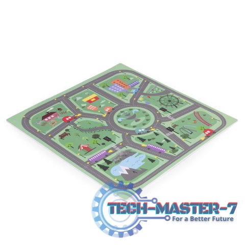 Duża mata piankowa EVA dla dzieci Miasto 90,5x90,5 cm 21 el. ECOTOYS ECOTOYS Duża mata piankowa EVA dla dzieci Miasto 90,5x90,5 cm 21 el. ECOTOYS ECOTOYS