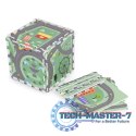 Duża mata piankowa EVA dla dzieci Miasto 90,5x90,5 cm 21 el. ECOTOYS ECOTOYS