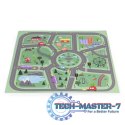 Duża mata piankowa EVA dla dzieci Miasto 90,5x90,5 cm 21 el. ECOTOYS ECOTOYS