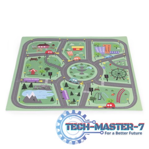 Duża mata piankowa EVA dla dzieci Miasto 90,5x90,5 cm 21 el. ECOTOYS ECOTOYS Duża mata piankowa EVA dla dzieci Miasto 90,5x90,5 cm 21 el. ECOTOYS ECOTOYS