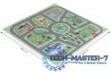 Duża mata piankowa EVA dla dzieci Miasto 90,5x90,5 cm 21 el. ECOTOYS ECOTOYS