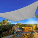 Kwadratowy żagiel przeciwsłoneczny 5x5m daszek wodoodpornyModernHome - szary ModernHome