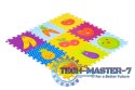 Mata piankowa dla dzieci owoce puzzle 9 elementów 86x86cm IPLAY IPLAY