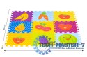 Mata piankowa dla dzieci owoce puzzle 9 elementów 86x86cm IPLAY IPLAY