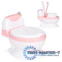 Nocnik toaleta z wyjmowanym wkładem sedes dla dzieci zamykany ze szczotką ECOTOYS ECOTOYS