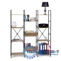 Nowoczesny stojący regał metalowy stelaż 11 półek ModernHome ModernHome