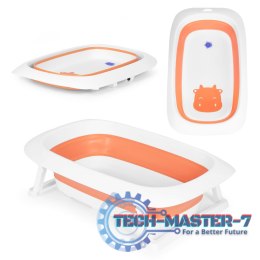 Wanienka dla dzieci wanna pomarańczowa składana z odpływem 81 cm - Krówka ECOTOYS ECOTOYS