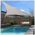 Żagiel przeciwsłoneczny daszek wodoodporny 3x3x3m ModernHome - szary ModernHome