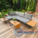 Zestaw mebli ogrodowych Nuforma narożnik sofa stolik NUFORMA