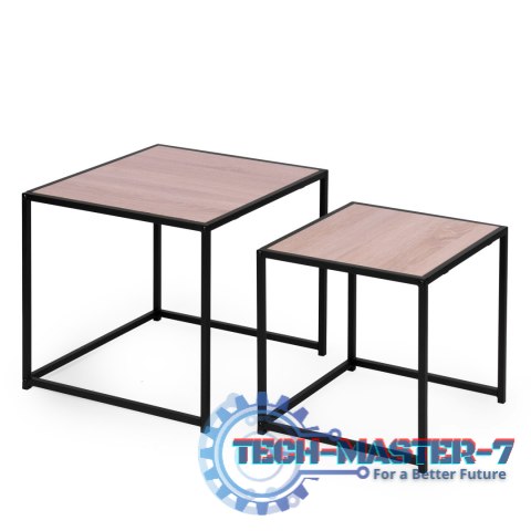 Zestaw stolików kawowych 2 szt. lofotwy design ModernHome Zestaw stolików kawowych 2 szt. lofotwy design ModernHome