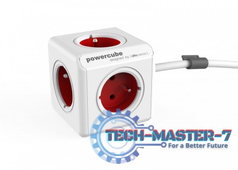 Listwa zasilająca PowerCube Extended 1,5m 2300RD/FREXPC Czerwona
