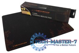 PODKŁADKA POD MYSZ GAMING EA146R FLAME CZARNO-POMARAŃCZOWA