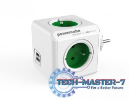 Rozgałęziacz PowerCube Original USB 2202GN/FROUPC Zielony