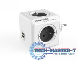 Rozgałęziacz PowerCube Original USB 2202GY/FROUPC Szary