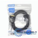 Kabel DVI M-M 24+1 1.8 m. czarny, pozłacany