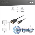 Kabel adapter HDMI Standard 1080p 60Hz FHD Typ HDMI A/DVI-D (18+1) M/M czarny 2m