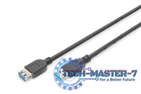 Kabel przedłużający USB 3.1 Gen.1 SuperSpeed 5Gbps Typ USB A/USB A M/Ż 3m Czarny