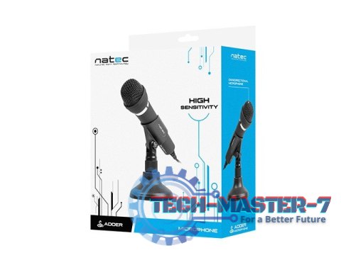 Mikrofon komputerowy Adder czarny