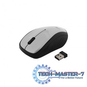 Mysz bezprzewodowo-optyczna USB AM-92B srebrna