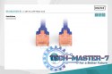 Patch cord U/UTP kat.6 PVC 3m Niebieski
