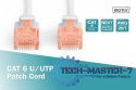 Patch cord U/UTP kat.6 PVC 3m szary