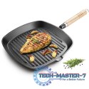 Patelnia żeliwna grillowa LT 1063, 24cm