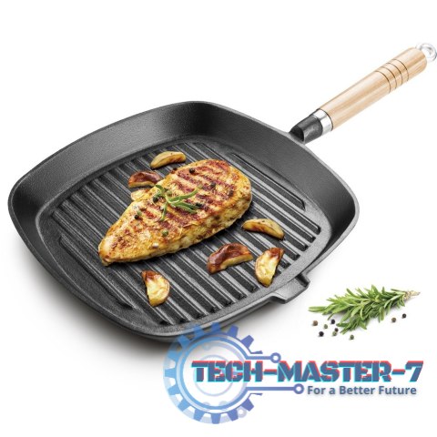 Patelnia żeliwna grillowa LT 1063, 24cm Patelnia żeliwna grillowa LT 1063, 24cm