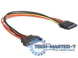 Przedłużacz SATA M/F 15PIN 30cm