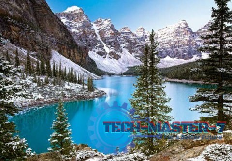 Puzzle 1000 elementów Kanada, Górskie jezioro Puzzle 1000 elementów Kanada, Górskie jezioro