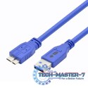 TB Kabel USB 3.0-Micro 1 m. niebieski