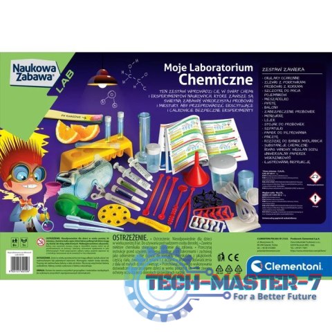 Zestaw naukowy Moje laboratorium chemiczne Zestaw naukowy Moje laboratorium chemiczne