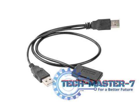 Adapter USB(M)+Power -> SATA Slim SSD (na kablu)