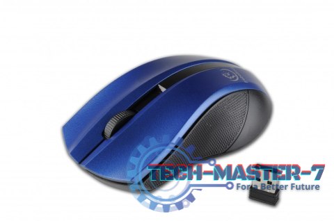 Bezprzewodowa mysz optyczna, GALAXY Blue/silver