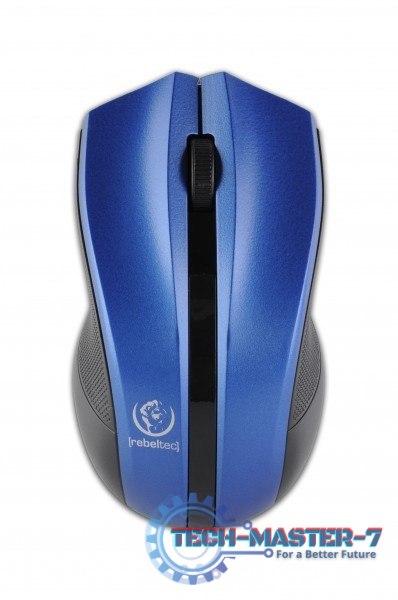 Bezprzewodowa mysz optyczna, GALAXY Blue/silver Bezprzewodowa mysz optyczna, GALAXY Blue/silver