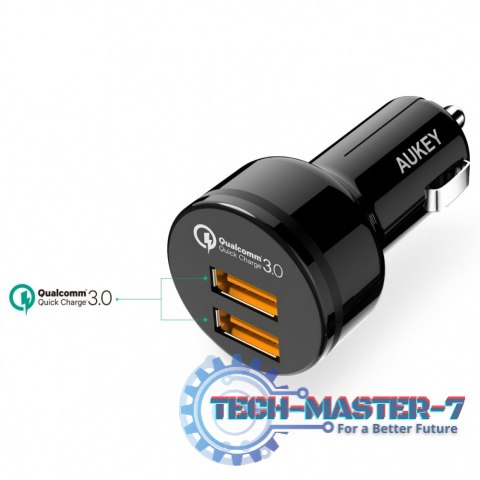 CC-T8 ultraszybka ładowarka samochodowa 2xUSB Quick Charge 3.0 6A 36W CC-T8 ultraszybka ładowarka samochodowa 2xUSB Quick Charge 3.0 6A 36W