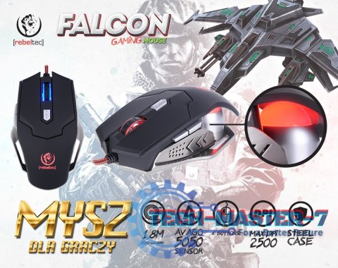 Gamingowa mysz optyczna USB Falcon