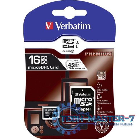 Karta Micro SDHC 16GB Class10 UHS-I + Adapter Karta Micro SDHC 16GB Class10 UHS-I + Adapter
