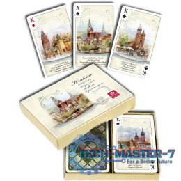 Karty Kraków Akwarele 2 x 55 listków