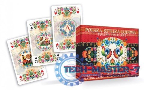 Karty Polska Sztuka Ludowa Podwójne