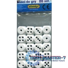 Kości do gry komplet 20 sztuk