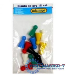 Pionki do gry 12 sztuk