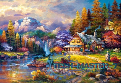 Puzzle 1500 elementów Górskie Schronienie Puzzle 1500 elementów Górskie Schronienie