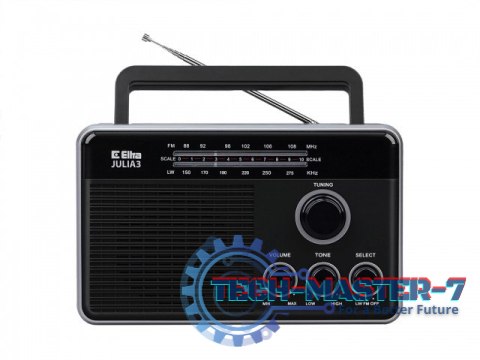 Radio Julia 3 czarny