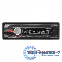 Radio samochodowe z pilotem SCT 3018MR Moc4x40W,USB/SD/MMC