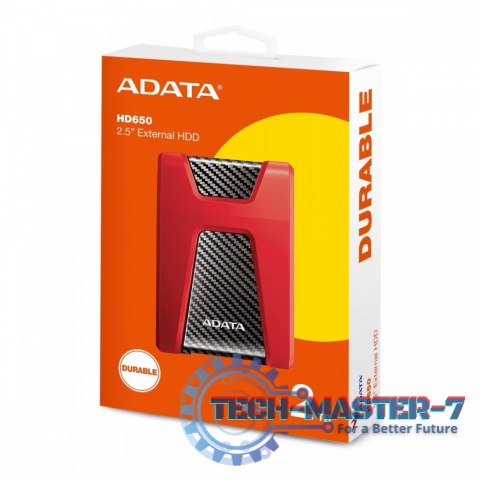 DashDrive Durable HD650 2TB 2.5'' USB3.1 Czerwony DashDrive Durable HD650 2TB 2.5'' USB3.1 Czerwony