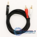 Kabel 3,5mm Mini Jack - 2x RCA M/M (chinch) 2,5m